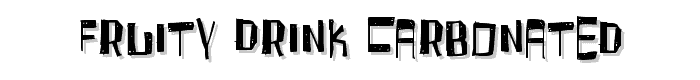 Fruity Drink Carbonated font